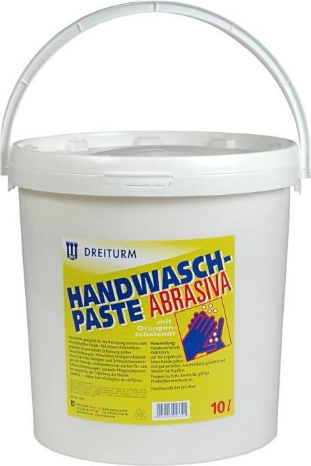 Weita Handwaschpaste Kunststoffbasis Dreiturm Abrasiva 10 L mit feinem Polyurethangranulat (10000 ml)