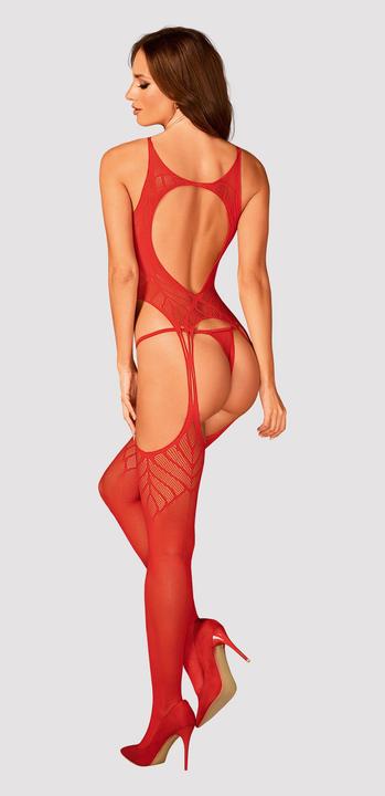 Produktbild Obsessive NetzBody mit StrumpfhalterDesign Rot (L, M)
