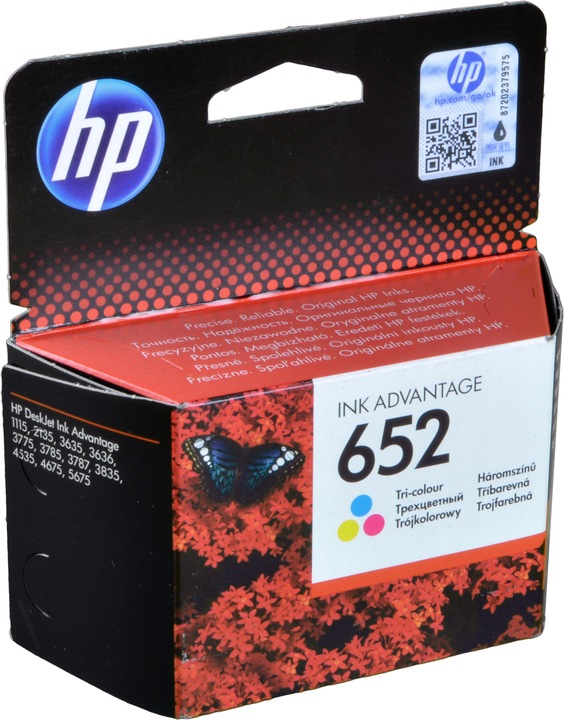 Produktbild HP 652 (BK, C, Y)