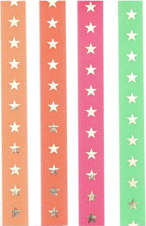 Image du produit Rico Design Tape Set Néon, étoiles FSC MIX.300484