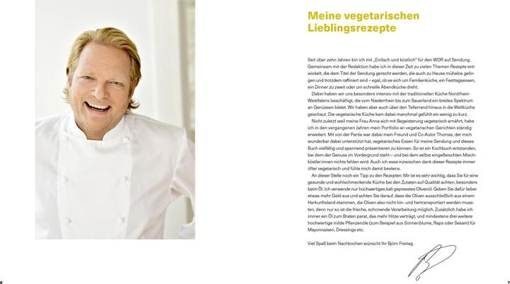 Actual product image Einfach und köstlich – vegetarisch (German, Björn Friday, Hubertus's pupil, Thomas Mudersbach, 2022)