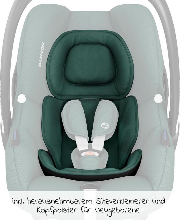Actual product image Maxi-Cosi CabrioFix I-Size Essential Green (Baby car seat, ECE R129/i-Size Standard)