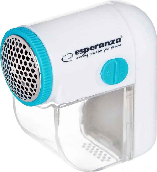 Esperanza ECS003T Cuddly white and turquoise clothes shaver
