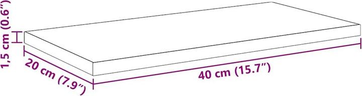 Actual product image vidaXL Regalbrett