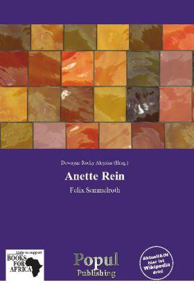 Produktbild Anette Rein (2011)