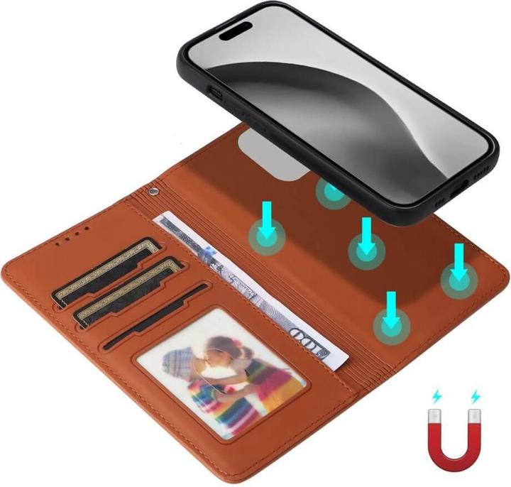 Actual product image Cover-Discount iPhone 16 Pro Max - Divisible wallet case 2-in-1 mobile phone case (Apple iPhone 16 Pro Max)