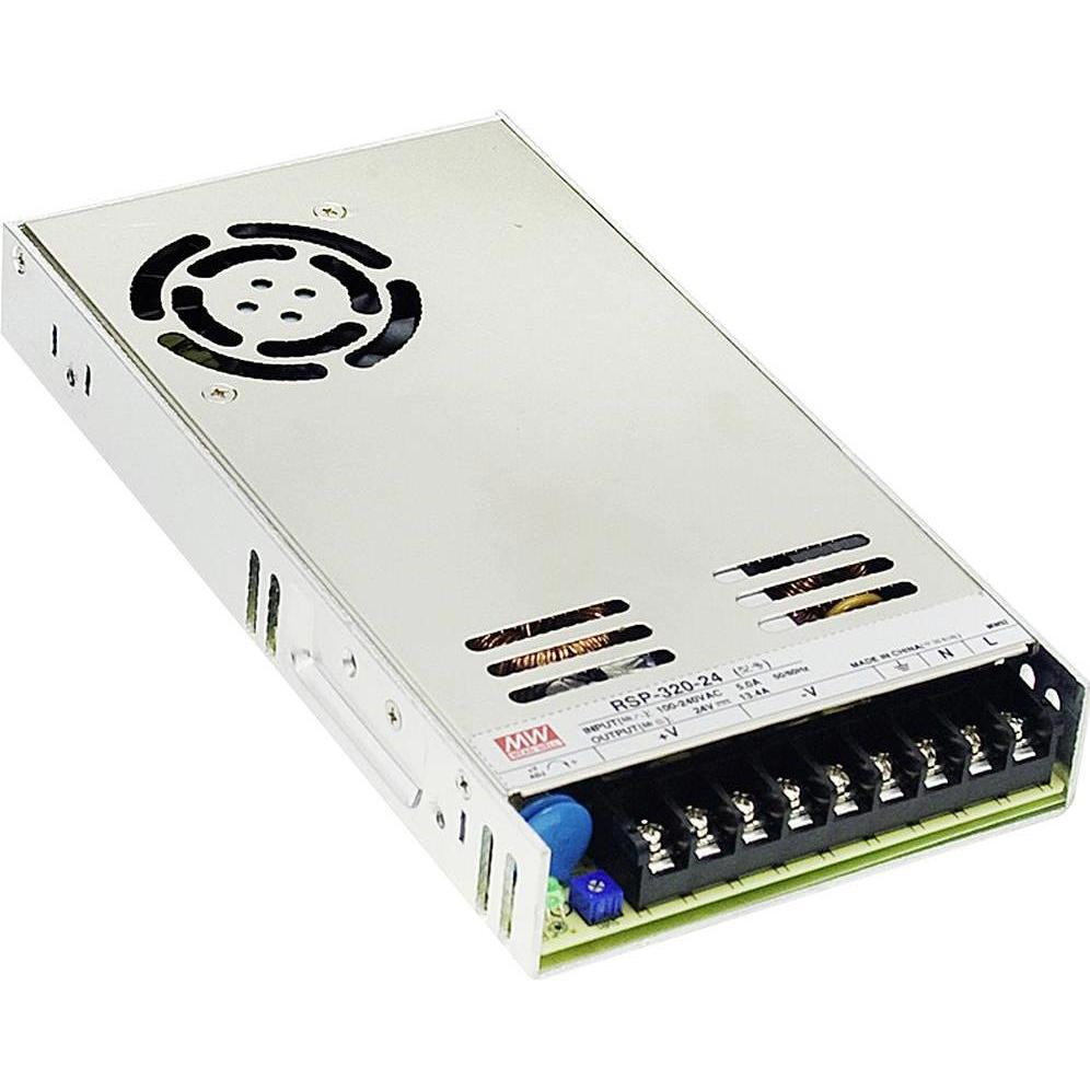 MeanWell MEAN WELL RSP-320-7.5, 88 - 264 V, 320 W, 40 A, RoHS, 115 mm, 215 mm (320 W), Alimentatore PC