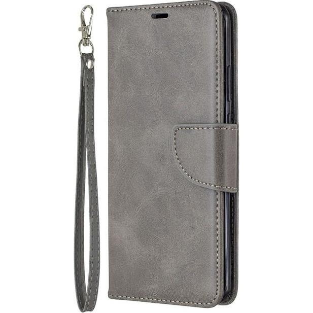 MU Classic Classic IV Leder Bookcover Series (Huawei P40 Pro+), Smartphone Hülle, Grau