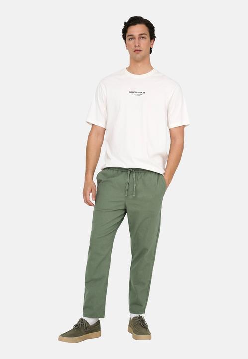 Produktbild Only & Sons Onslinus Crop 0007 Cot Lin Pnt Noos (M)