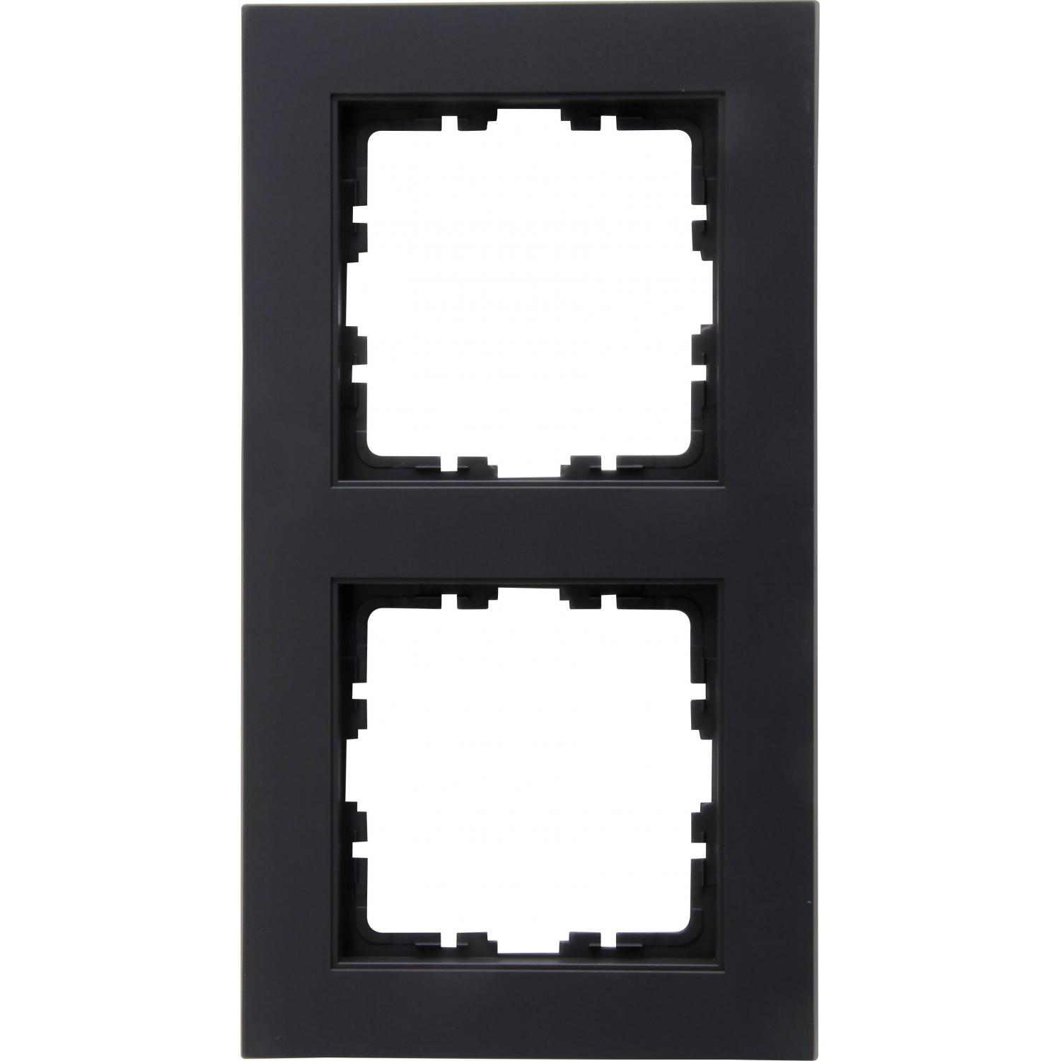 Kopp, Zubehör Schalterprogramm, Abdeckung Anthrazit 402615004