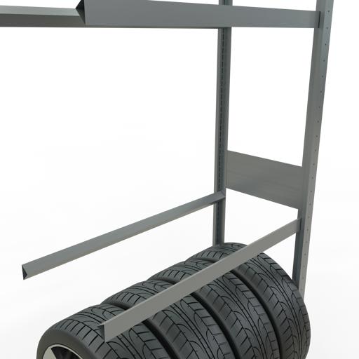 Produktbild Schulte Lagertechnik Räder-Anbauregal MULTIplus151