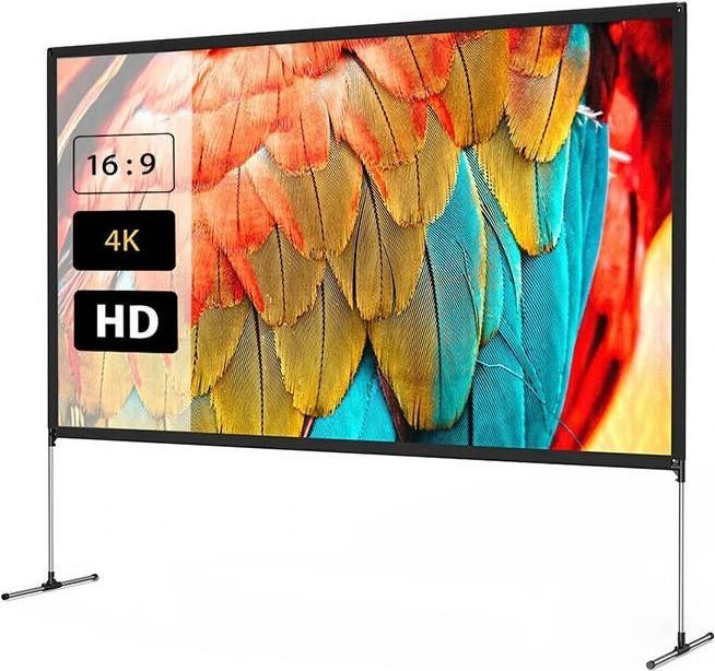 Actual product image BlitzWolf BW-VS6 80"/100" portable projection screen (80", 16:9)