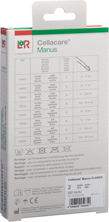 Actual product image Cellacare Manus Classic size 4 right (4)