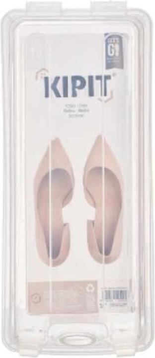 Produktbild Kipit Stapelbarer Schuhkarton G-420 Durchsichtig Kunststoff 14 x 10 x 32 cm (12 Stück)