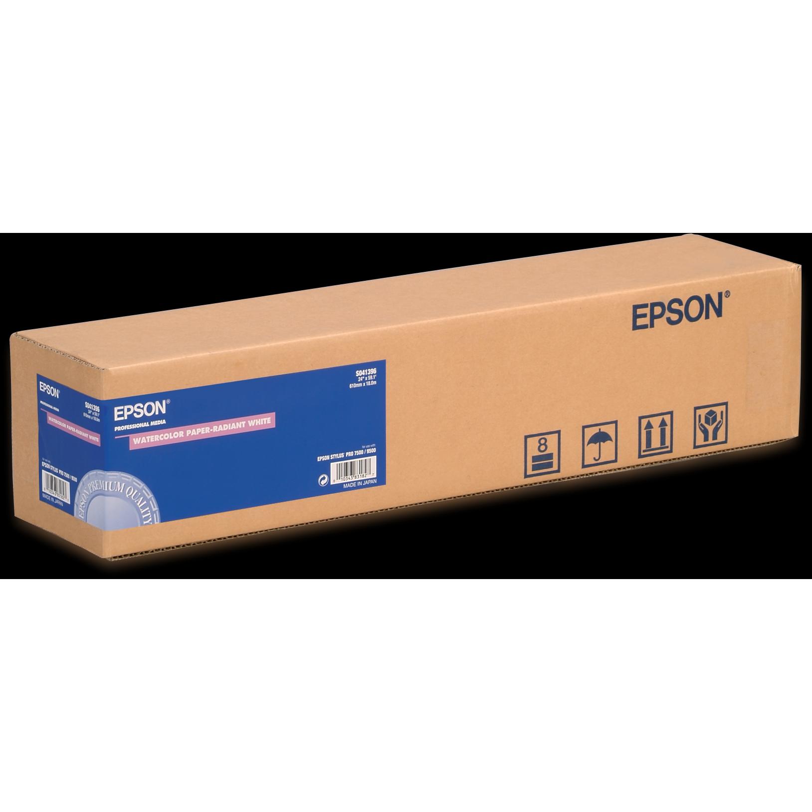 Epson, Plotterpapier, S041396 Papier inkjet 190g/m2 610mm x 18m 1 Rolle 1er-Pack (190 g/m², 1800 cm, 61 cm)