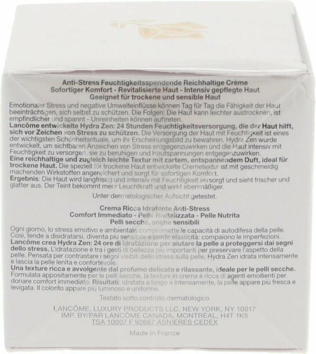 Produktbild Lancôme Hydra Zen Neurocalm Soothing Anti-Stress Moisturising Dry Skin (50 ml)