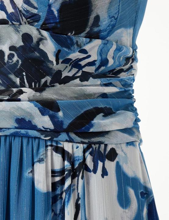 Image du produit Gina Bacconi Maxi-robe imprimée avec ruchés à la taille (36)