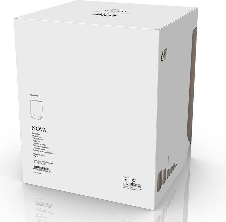 Actual product image F&R Pedal Bin Nova Taupe 5L (5 l)