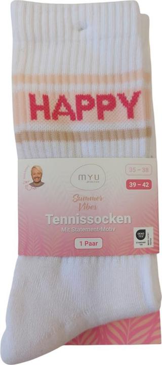 Produktbild MYU Tennissocken "Happy" (39 - 42)