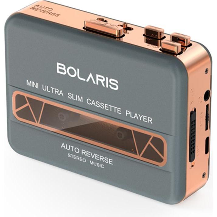 Thumbnail - Bolaris Stereokassette Autoreverse Modell Kobe, MP3 Player + Portable Audiogeräte, Blau