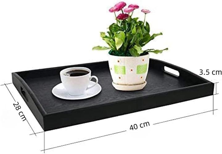 Immagine prodotto Dudoplatz Holz-Serviertablett mit Griffen