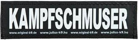 Actual product image Trixie 2 Julius-K9® Velcro stickers (S, Dog, Dog sport)