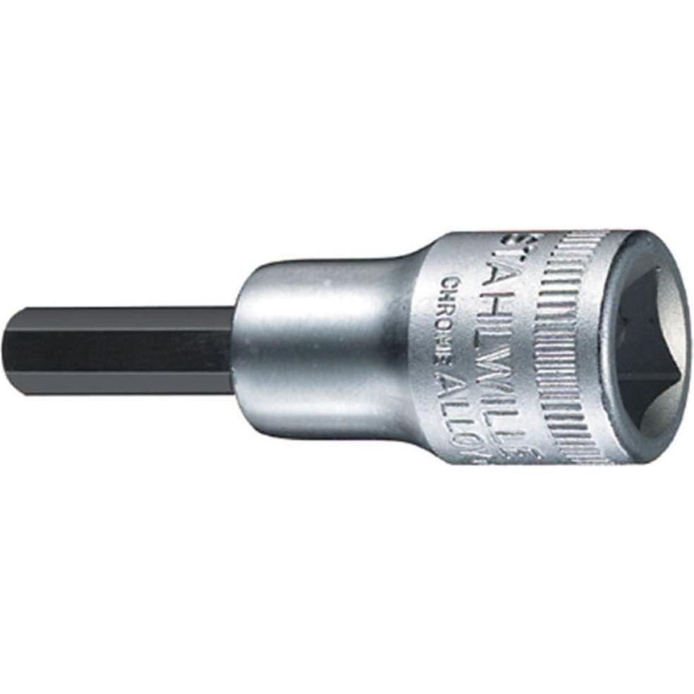 Stahlwille, Steckschlüssel + Stecknuss, InnenSechskant SteckschlüsselBitEinsatz (8 mm)