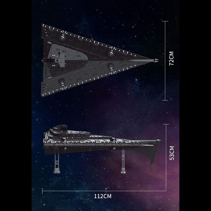 Actual product image Mould King battleship Eclipse