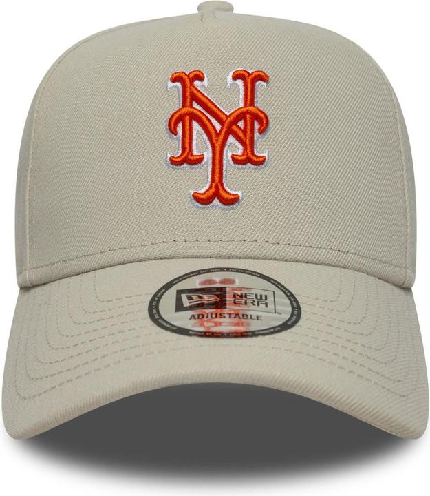 Produktbild New Era A-Frame Snapback Cap - New York Mets Stone Beige (One Size)