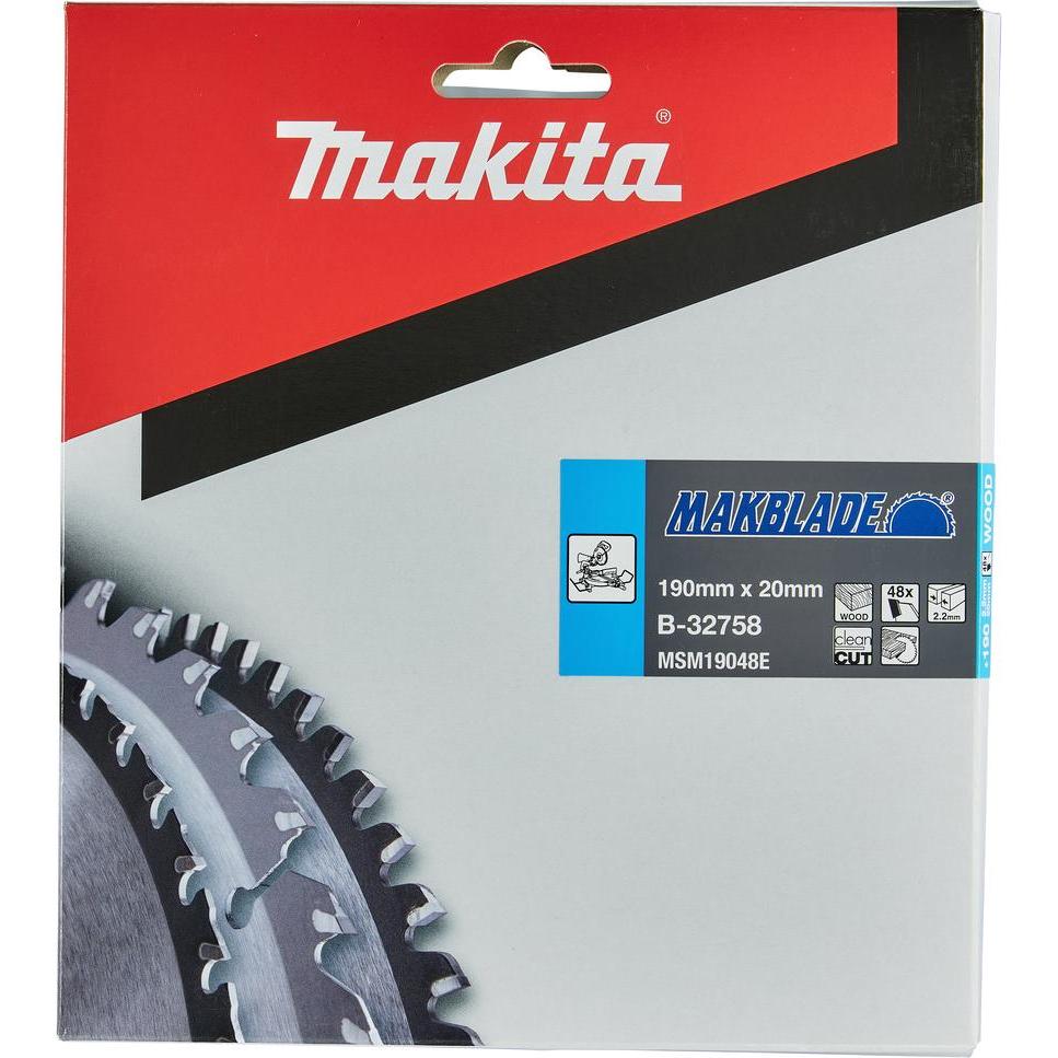 Thumbnail - Makita, Sägeblatt, MAKBLADE Sägeb. 190x20x48Z