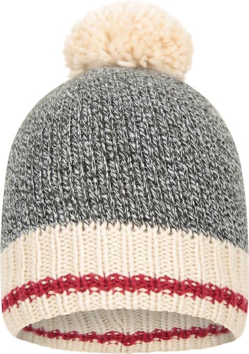 Actual product image Mountain Warehouse Mens Whistler Pom Pom Beanie (One size)