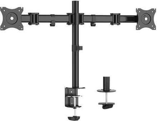 Staffa Tv/Monitor Da Tavolo Morsa Dimensioni Da 13 A 27 2 Monitor (Tables, 16 kg, 13" - 27")