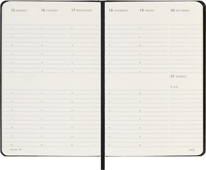 Immagine prodotto Moleskine Wochenkalender (A6, Tascabile, Inglese)