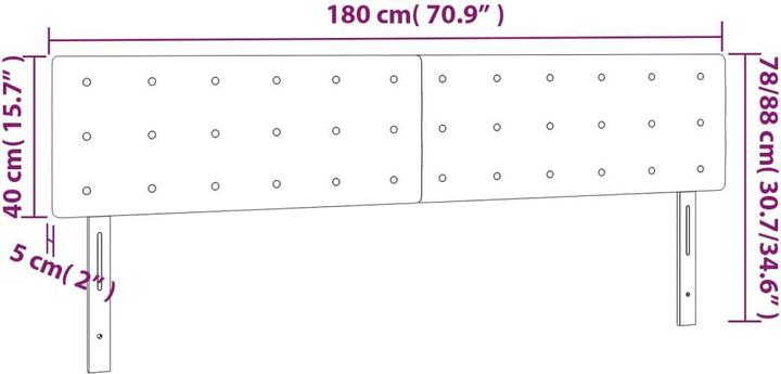 Image du produit VidaXL Raiden (180 x 5 x 88 cm)