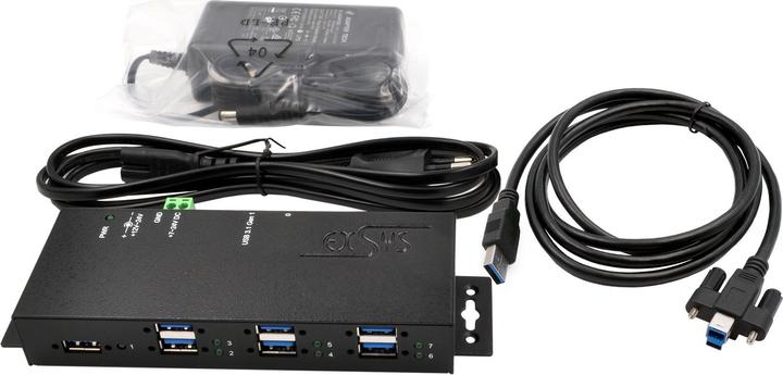 Actual product image Exsys USB hub EX-1189HMVS-3 (USB-B, 7 ports)