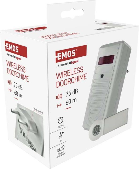 Produktbild Emos Drahtlose Türklingel 98080S