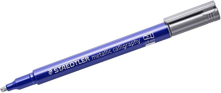 Image du produit Staedtler Marqueur permanent calligraphie métallique, argenté
