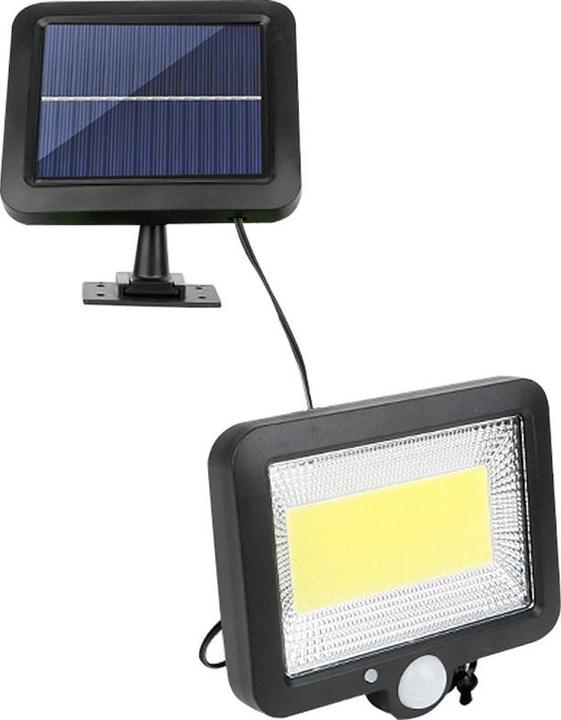 Actual product image Forever Light SUNARI Solar Lamp LED FLS-06 COB PIR 8W 600lm 6000K 1800mAh Li-Ion (600 lm, IP65)
