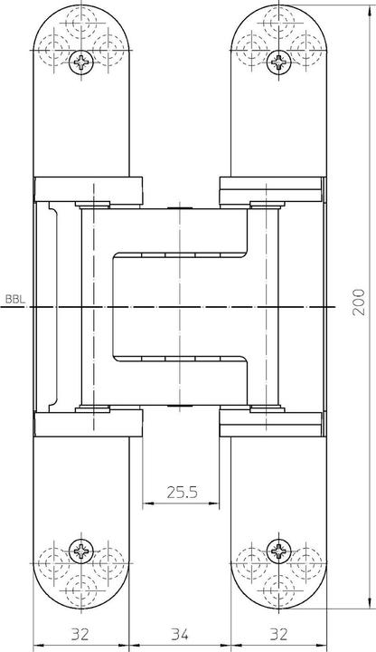 Actual product image Simonswerk TECTUS TE 540 3D A8 object hinges
