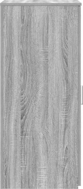 Image du produit vidaXL Armoire de stockage Gris Sonoma 40x45x103,5 cm Armoire en bois composite