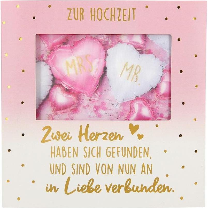 Thumbnail - Depesche, Grusskarte + Briefpapier, Musikkarte mit Licht Zur Hochzeit, zwei Herzen finden sich (1 Stk.)