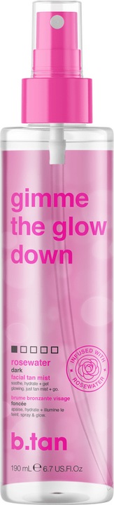 B.Tan Gimme The Glow Down Facial Tan Mist 190 ml (Self tanning spray, 190 ml)