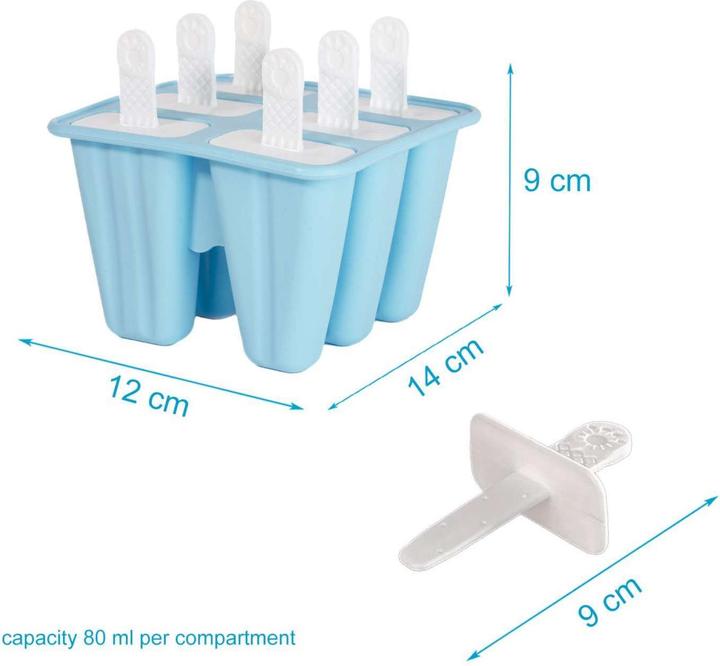 Image du produit Intirilife Moule à glace à 6 cavités