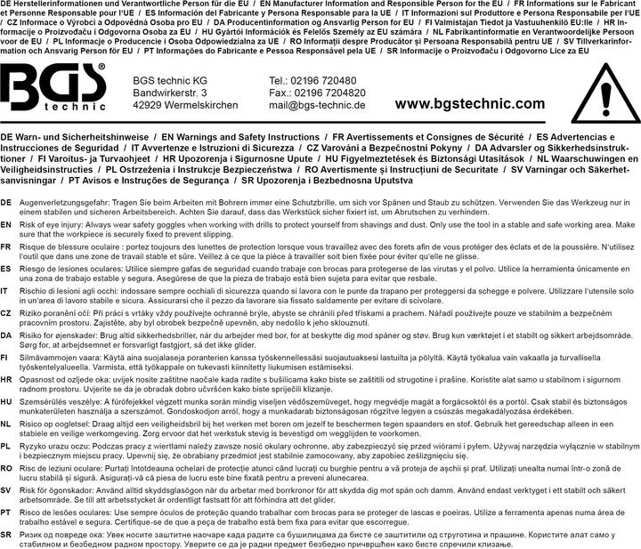 Produktbild BGS Bohrer-Satz | linksschneidend | 5-tlg. (4 - 10 mm)