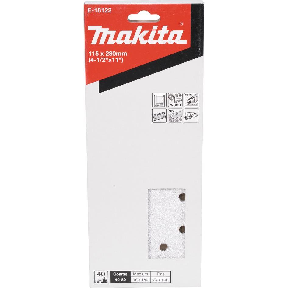 Thumbnail - Makita, Schleifmittel, PAPIER SZLIF. 280mm x 115mm P 40 /10szt. (40)