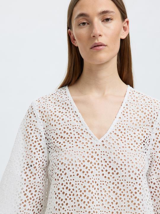 Image du produit Selected Broderie Anglaise Crop Top (42)