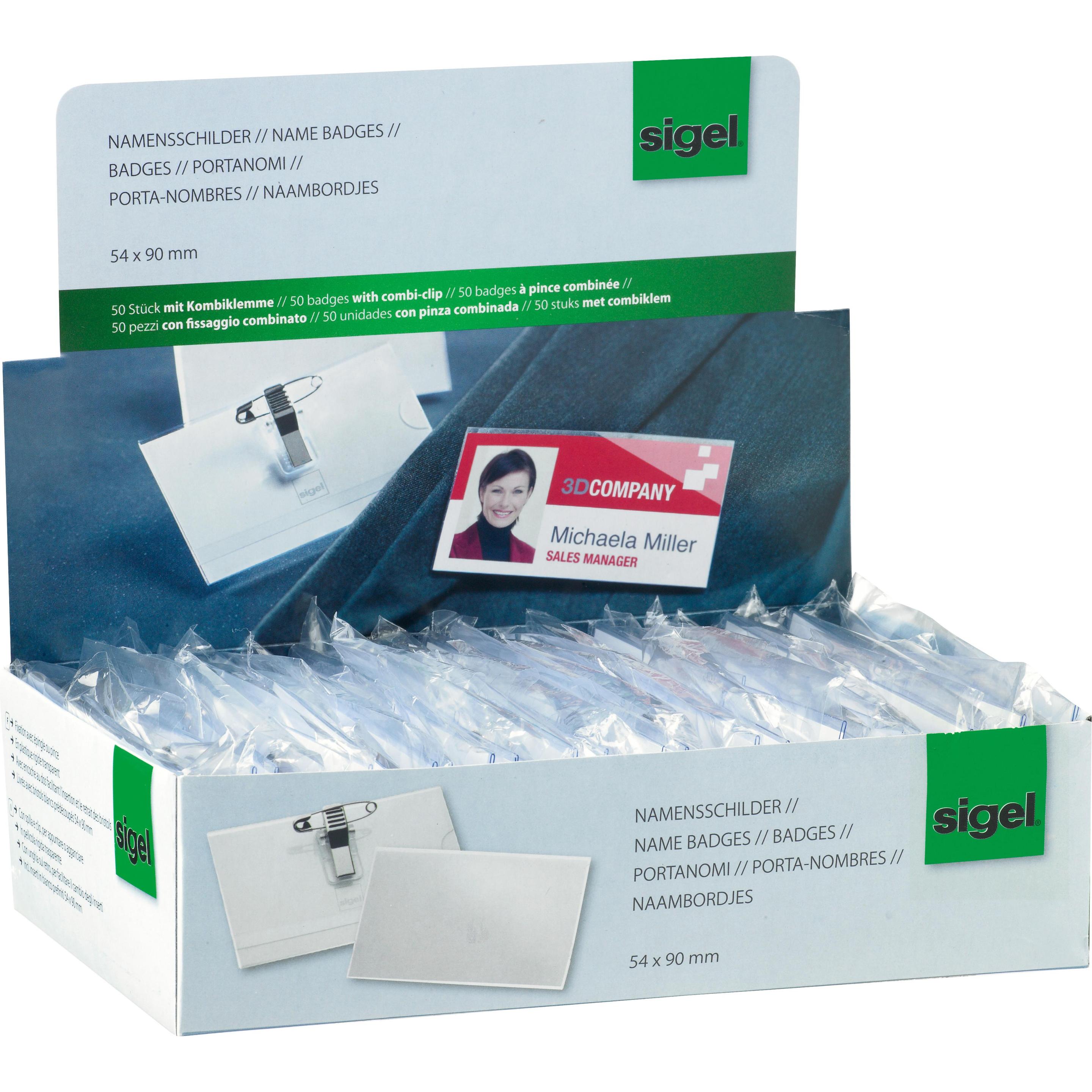 Thumbnail - Sigel, Informationsschild, Namensschilder