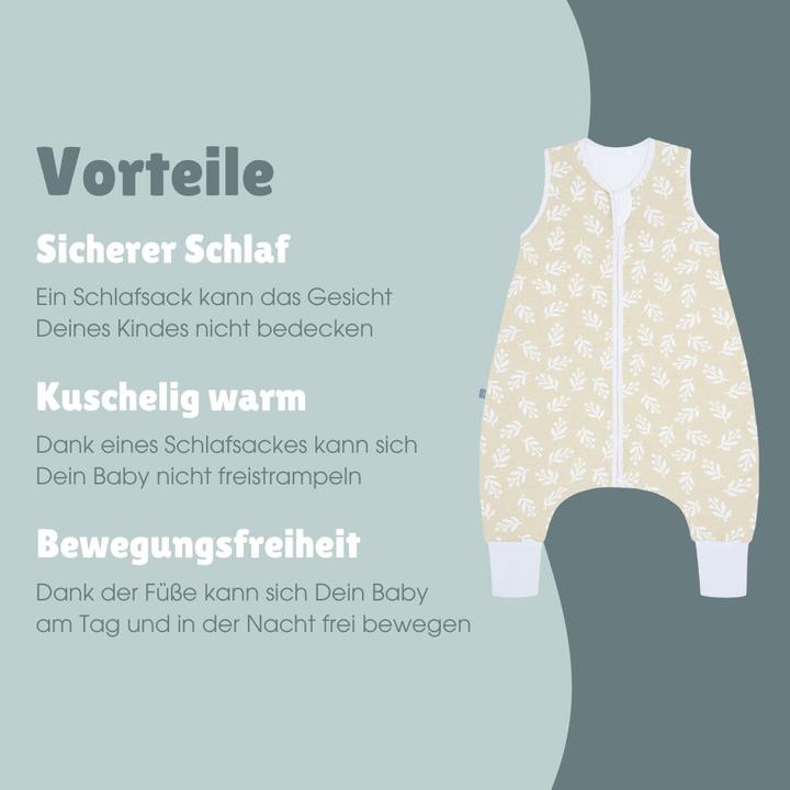 Actual product image Emma & noah Schlafsack mit Füssen 2.5 TOG (110 cm, 2.5 TOG, Winter)