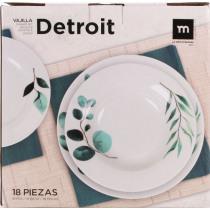 Actual product image La Mer round dinnerware 18 pieces detroit md (18 Piece)