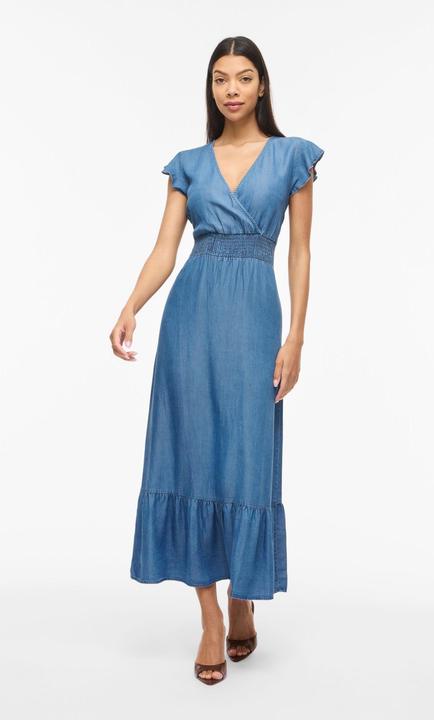 Produktbild Vila VIMAI Kappenärmel Maxikleid (38)